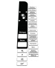 Konica Minolta Bizhub C258/C308/C368 Naklejka na panel