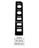 Konica Minolta Bizhub C224/C284/C364 Naklejka na panel